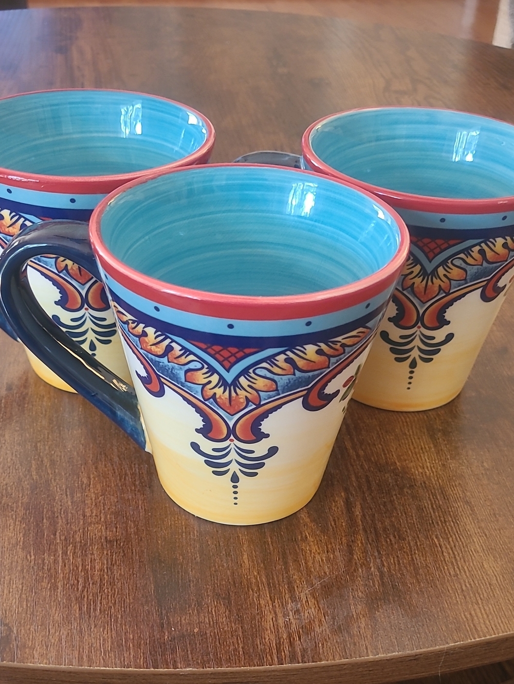Euro Ceramica Zanzibar Mugs Set of 3